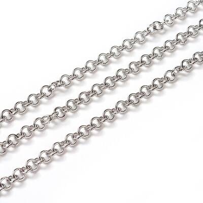 Tarnish Resistant 304 Stainless Steel Rolo Chains