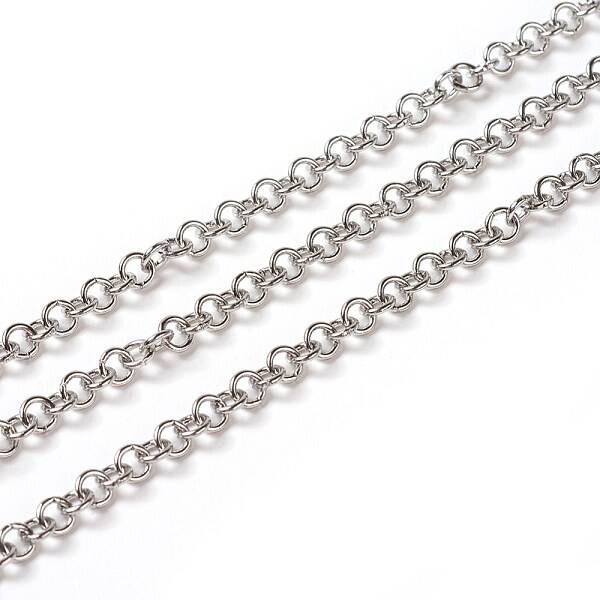 Tarnish Resistant 304 Stainless Steel Rolo Chains