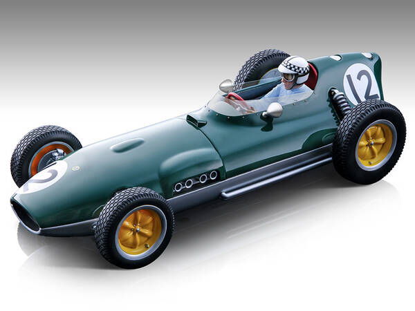 Lotus 16 #12 Innes Ireland Formula One F1 Dutch GP (1959) with Driver Figure Mythos Series Limited Edition to 70 pieces W...