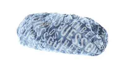 Guess, Central City, Polyester, Fabric Bag, Clutch denim, blue, women's, 37 x 20 x11 cm
