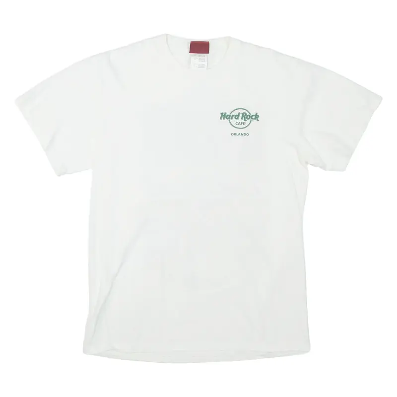 HARD ROCK CAFE Orlando Mens T-Shirt White USA M