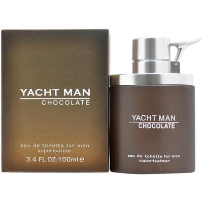 Yacht Man Chocolate Cologne for Men - Eau de Toilette Spray 3.4 oz