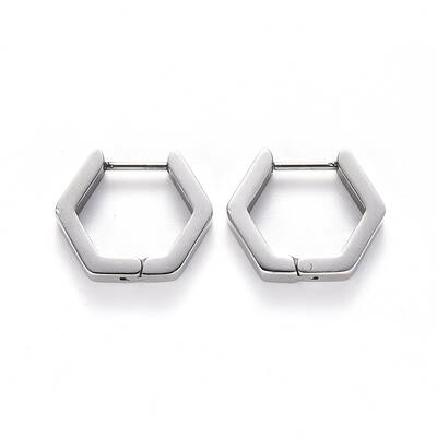 Non-Tarnish 304 Stainless Steel Huggie Hoop Earrings