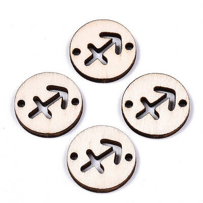 Unfinished Natural Poplar Wood Links Connectors