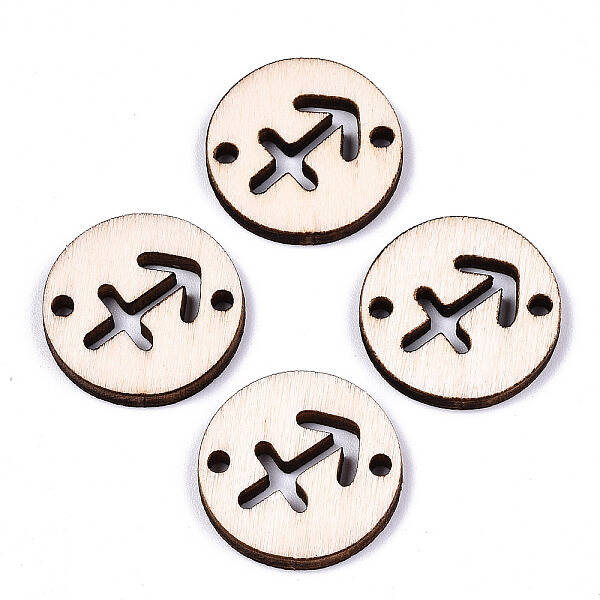 Unfinished Natural Poplar Wood Links Connectors