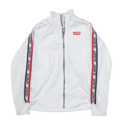 LEVI'S Track Jacket White Girls 5-6 Years