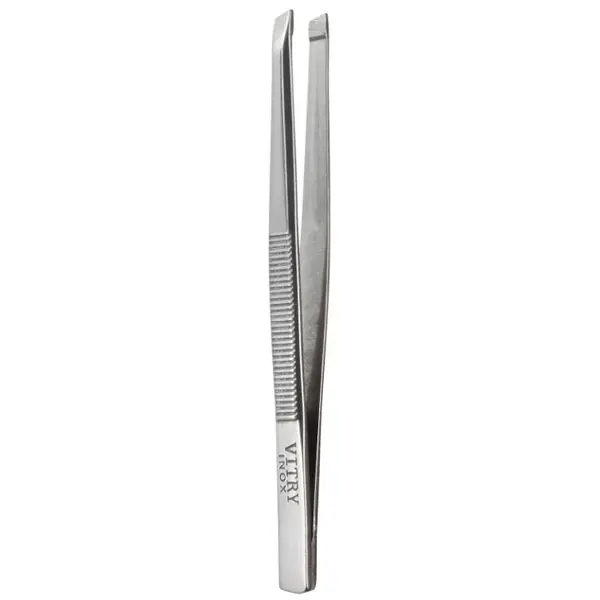 Vitry Stainless Steel Biasic Clamp Tweezers 8cm