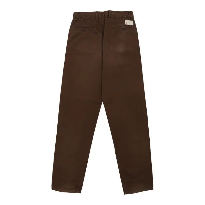 Avirex Trousers - 32W 36L Brown Cotton
