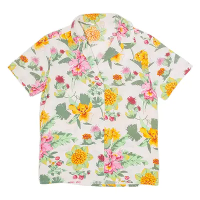 Womens Shirt Orange Floral XS