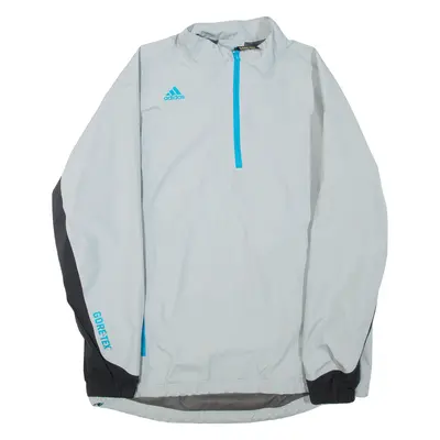 ADIDAS Mens Parka Jacket Grey XL