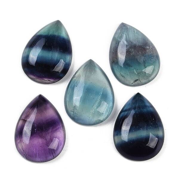 Natural Colorful Fluorite Cabochons