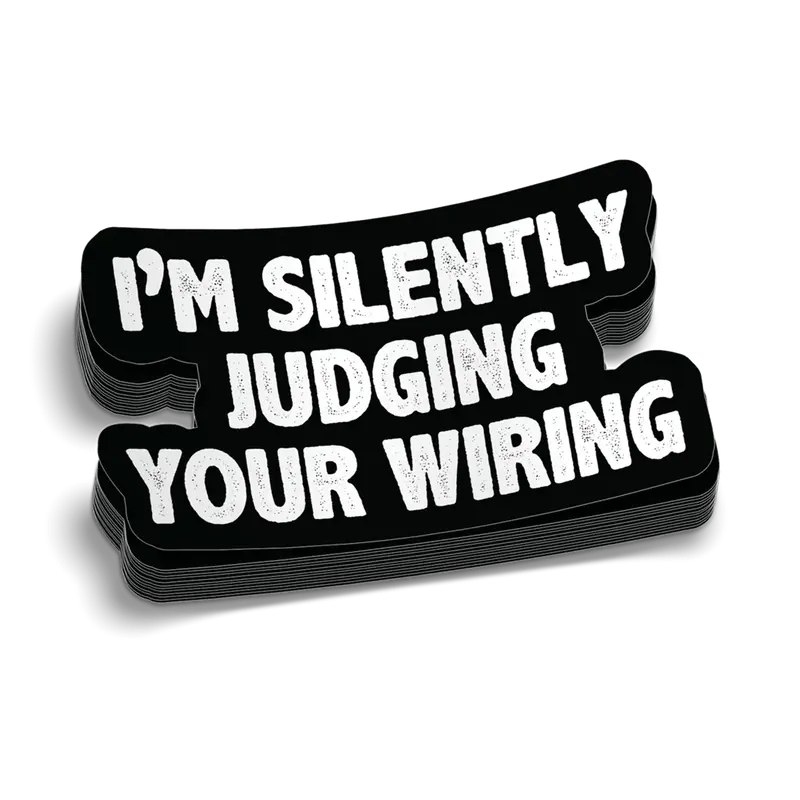 Wiring Hard Hat Decal