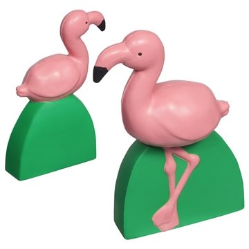 100 Promotional Flamingo Pink Green - Stress Reliever - ...