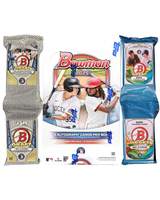 DUG BREAK MLB05033 (1) 2025 Bowman Jumbo Hobby Box (1) 2024 Bowman Draft Super Jumbo Hobby Pack, (1) 2023 Bowman Draft Super ...