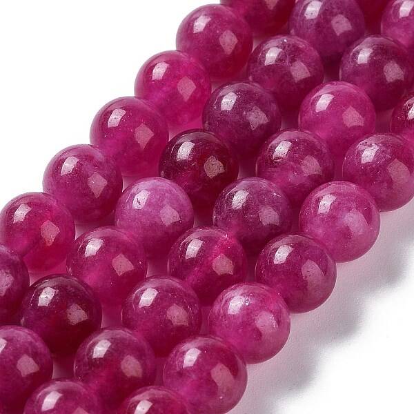 Dyed Natural Malaysia Jade Beads Strands