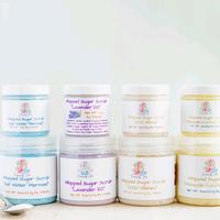 Whipped Sugar Scrubs Cleanse and Exfoliate Body Care Cleansing Scent Kaolin Clay Soft Skin Moisture Sugars Jojoba Glycerin Ex...