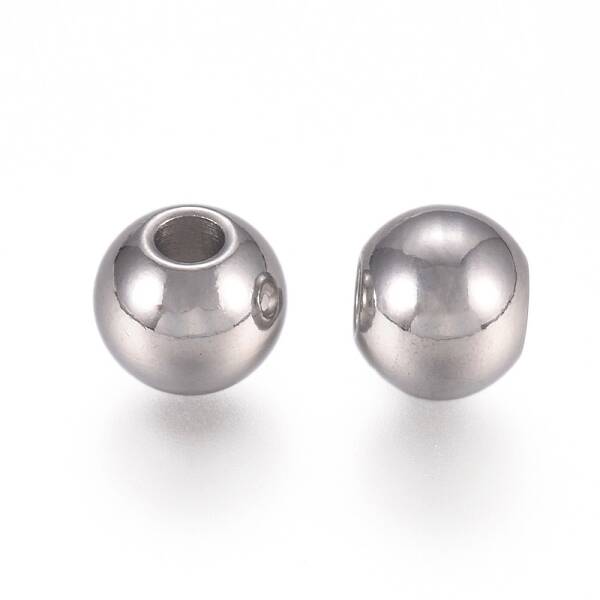 Tarnish Resistant 316 Surgical Stainless Steel Beads