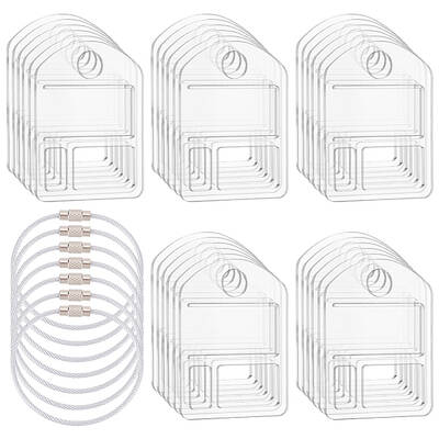 30Pcs Acrylic Thread Winding Boards