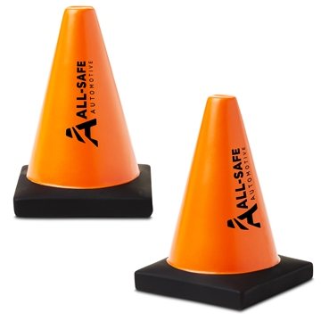 200 Custom Construction Traffic Cone Shape Stress Ball - ...