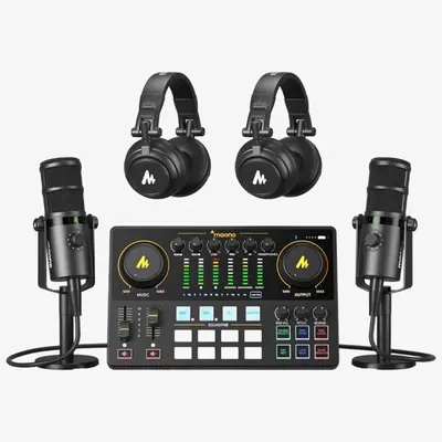 Two People PD400X Supreme Sound Quality Podcast Equipment Bundle