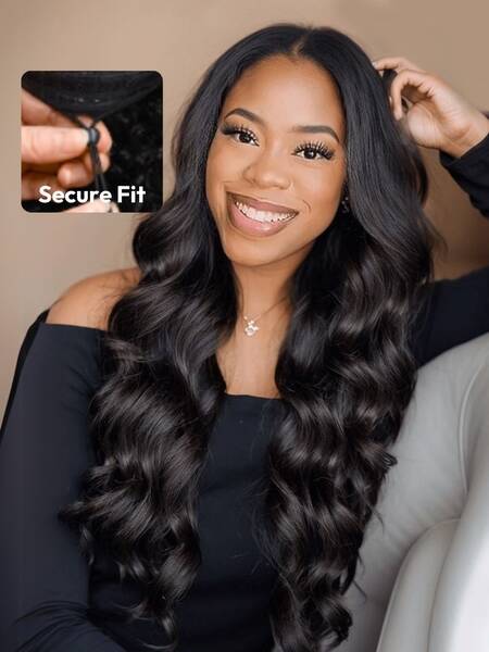 UNice Pull & Go™ U Part / EasiContour V Part Hair Wig‎ Natural Color Body Wave Wigs For Women