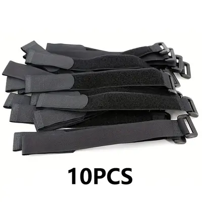 Hook and Loop Reusable Fastening Nylon Cable Securing Strap, Durable Functional Tie, Universal Cable Tie for Home, Office, Ca...