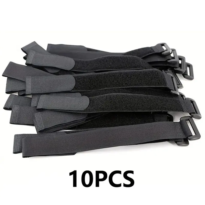 Hook and Loop Reusable Fastening Nylon Cable Securing Strap, Durable Functional Tie, Universal Cable Tie for Home, Office, Ca...