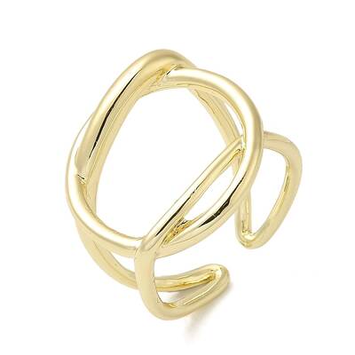 Brass Open Cuff Rings