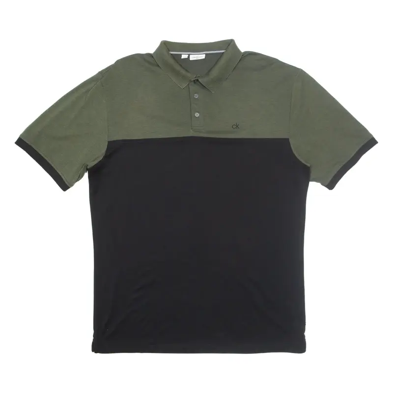 CALVIN KLEIN Golf Mens Polo Shirt Green XL