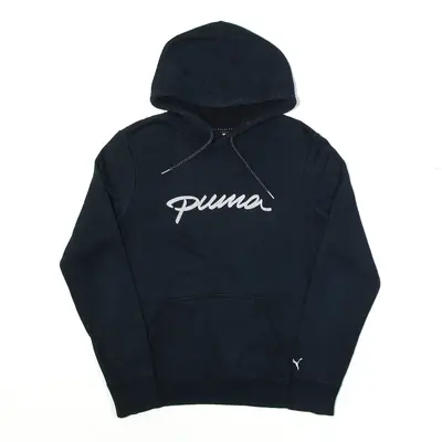 PUMA Hoodie Blue Pullover Womens S