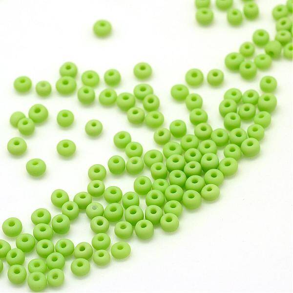 Frosted Opaque Glass Seed Beads
