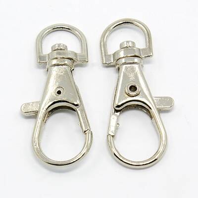 Alloy Swivel Lobster Claw Clasps