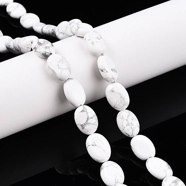 Natural Howlite Beads Strands