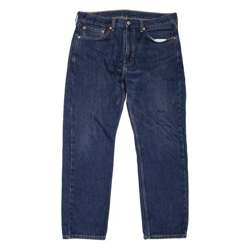 LEVI'S 505 Jeans Mens Blue Regular Straight W35 L30