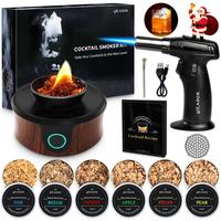 Electric Cocktail Smoker Kit, Thicker Smoke for Rich Flavor, 6 Flavors Wood Chips, Drink Smoker Infuser Kit for Old Fashioned...