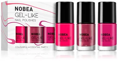 NOBEA Colourful Cocktail Party Nail Polish Set