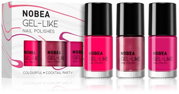 NOBEA Colourful Cocktail Party Nail Polish Set