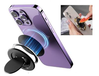 Magnetic Ring Bracket Grip Phone Holder Ultra-thin Mobile Stand Mount Cartoon Design