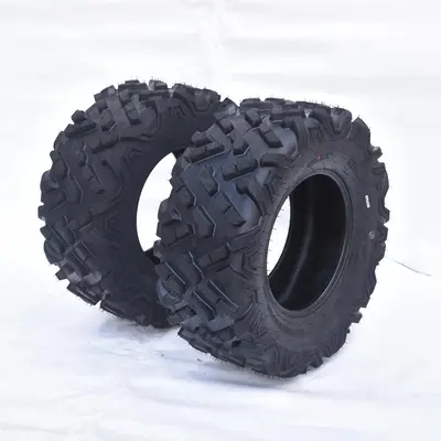 Garvee AT27x9-14-6PR TL ATLAS ATV Tires, 27x9-14 All Terrain ATV UTV Off-Road Tires(Set of 2, Tubeless)