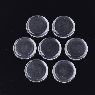 Transparent Glass Cabochons