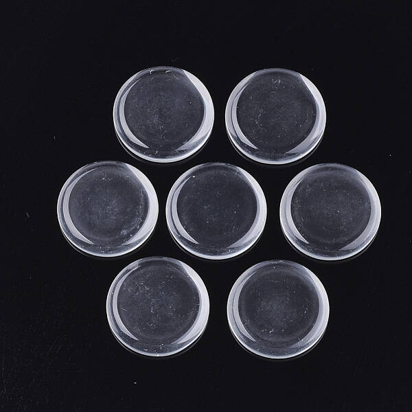 Transparent Glass Cabochons