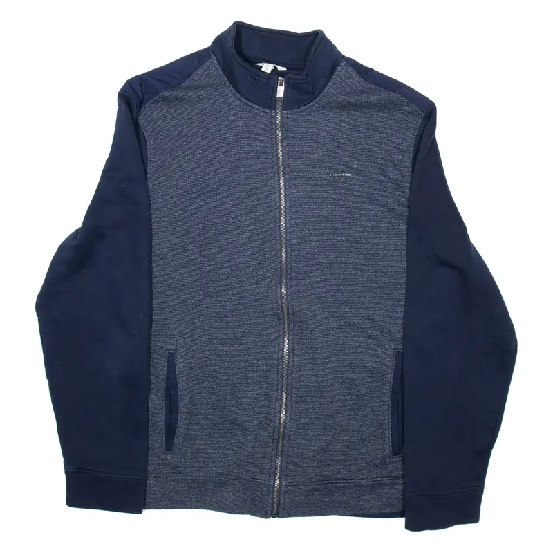 CALVIN KLEIN Mens Quilted Jacket Blue L