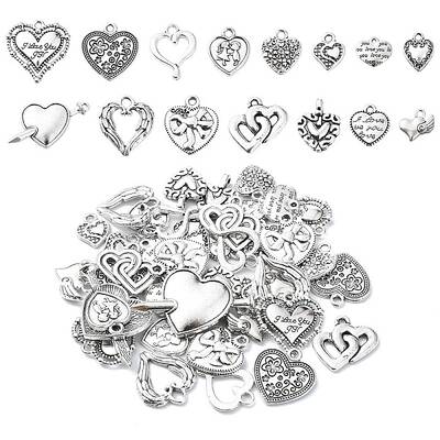 45Pcs 15 Styles Tibetan Styles Alloy Pendants