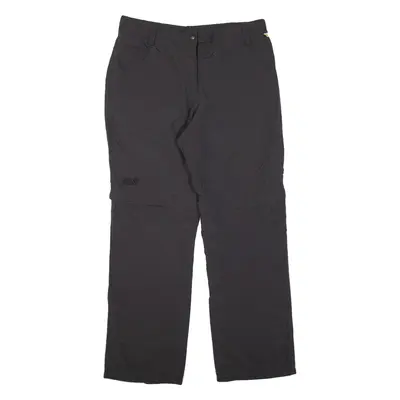 JACK WOLFSKIN Outdoor Womens Trousers Grey Regular Straight W30 L28