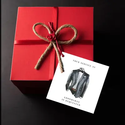 Groomsman Proposal Card