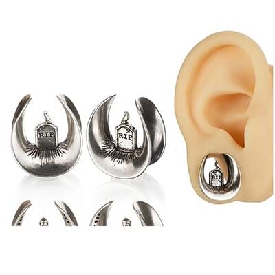 Brass Ear Gauges Flesh Tunnels Plugs