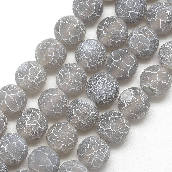 Natural Weathered Agate Bead Strands