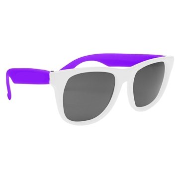 150 Custom Sunglasses (White Frame) - UV400 Protection
