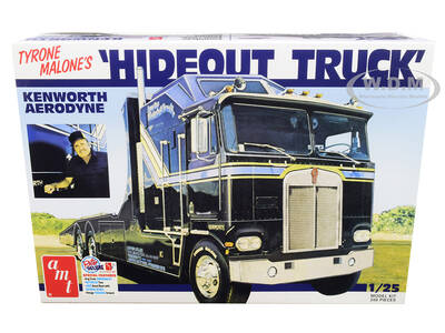 Skill 3 Model Kit Tyrone Malones Kenworth Aerodyne Hideout Truck 1/25 Scale Model by AMT