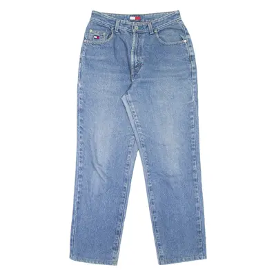 TOMMY HILFIGER Womens Jeans Blue Regular Mom W26 L27